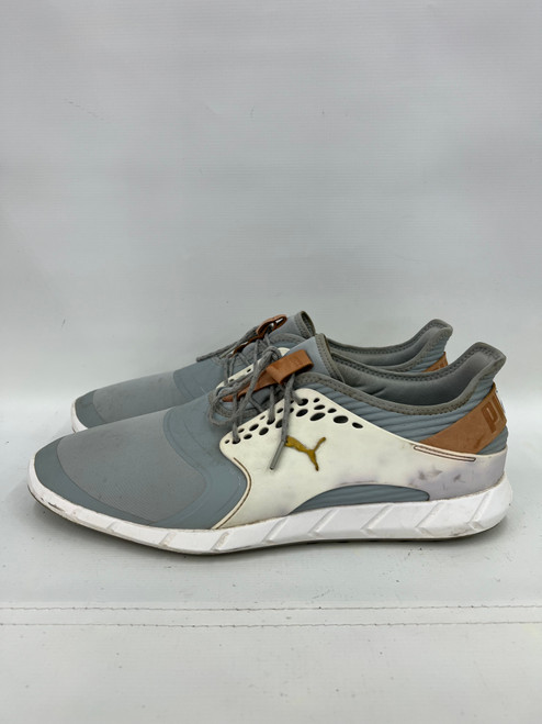 Vist Large View of Product Image Which is Used Puma Mens Golf Shoes Grey Senior 14