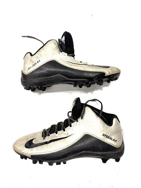 Vist Large View of Product Image Which is Used Nike LAX Cleats Mens Grey Senior 10