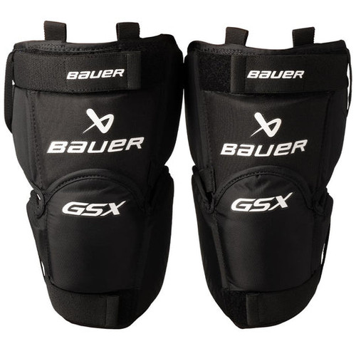 Vist Large View of Product Image Which is Bauer GSX Goalie Knee Guards Youth #1064962