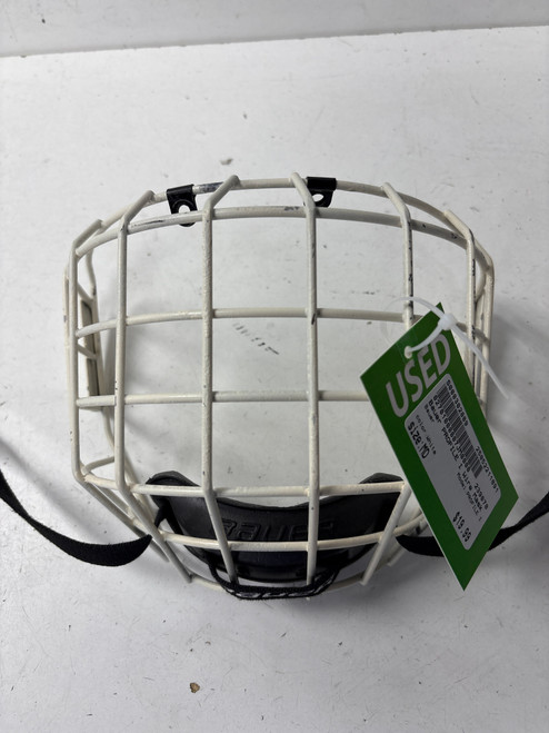 Vist Large View of Product Image Which is Used Bauer PROFILE I Hockey Wire Mask White MD 11891-S000302009