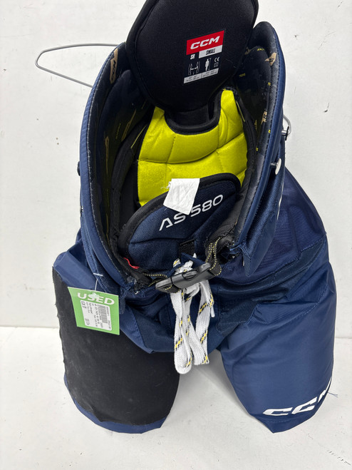 Vist Large View of Product Image Which is Used CCM TACKS AS 580 Senior Pant Navy Blue SM