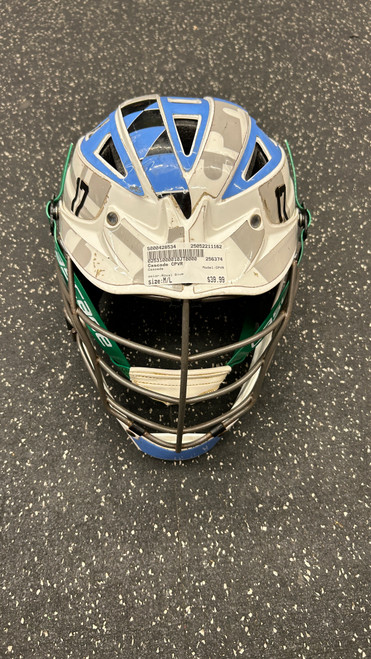 Vist Large View of Product Image Which is Used Cascade CPVR Lacrosse Helmet Royal Blue M/L