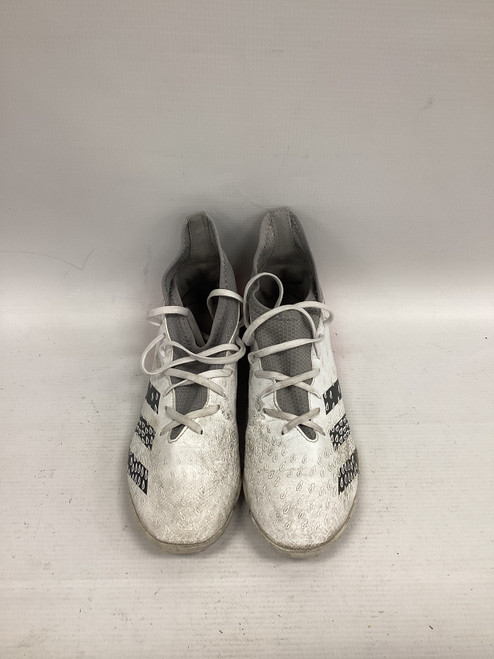 Vist Large View of Product Image Which is Used Adidas Soccer Turf Shoes White Senior 5.5