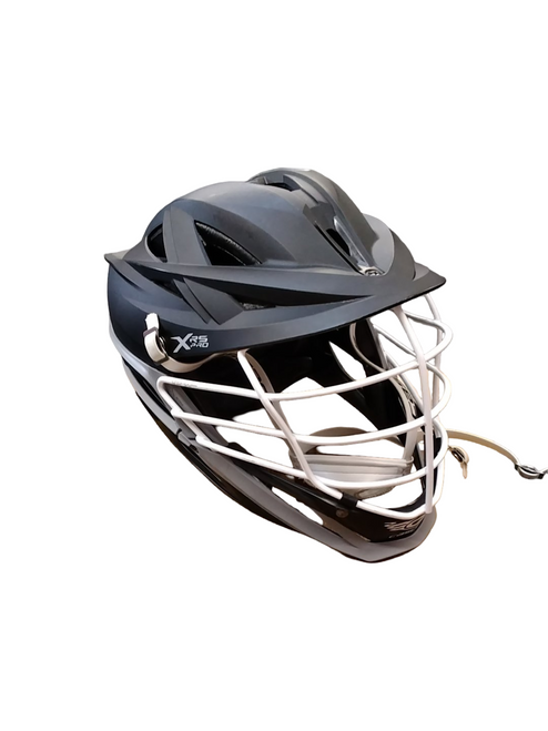 Vist Large View of Product Image Which is Used Cascade XRS PRO Lacrosse Helmet Black One Size
