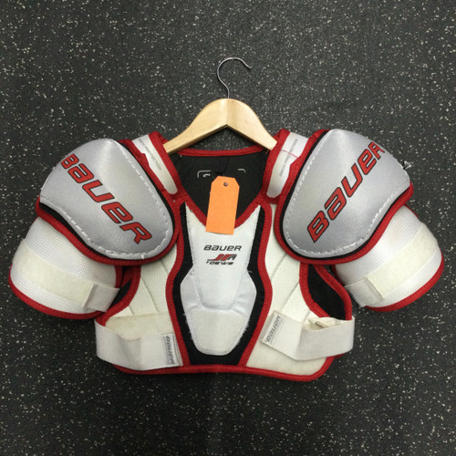Used Bauer JR TOEWS Junior Shoulder Pads MD 10589-S000413471