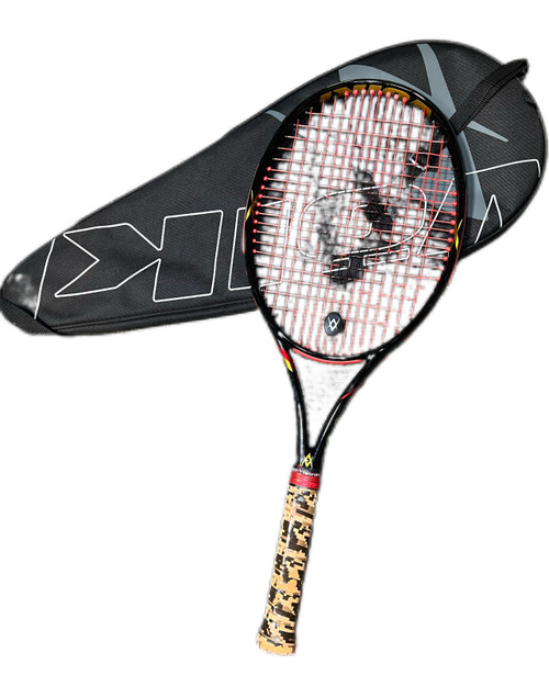 Vist Large View of Product Image Which is Used Volkl VOLKL V1 CLASSIC Womens Tennis Racquet Black 4 1/4"