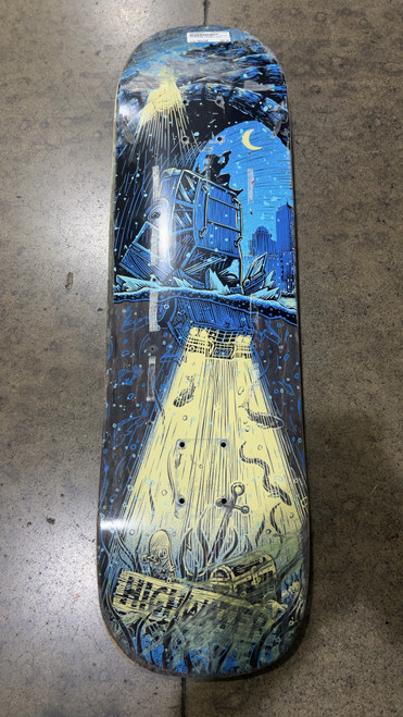 Used HIGHWATER FROZEN DECK Skateboard Deck Only Royal Blue Regular 11605-S000199432