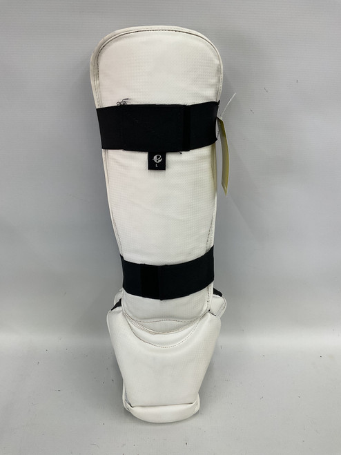 Used Pro Boxing SHIN PADS Martial Arts Shin Pads White LG 11871-S000014700