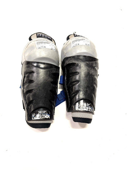 Used Itech 5G 110 Youth Shin Guards Black 7 1/2" 11860-S000291245