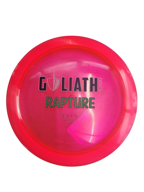 Vist Large View of Product Image Which is Used GOLIATH RAPTURE DRIVER Disc Golf Driver Pink
