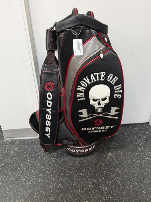 Used Odyssey STAFF BAG Mens Cart Bag Black 11821-S000025070