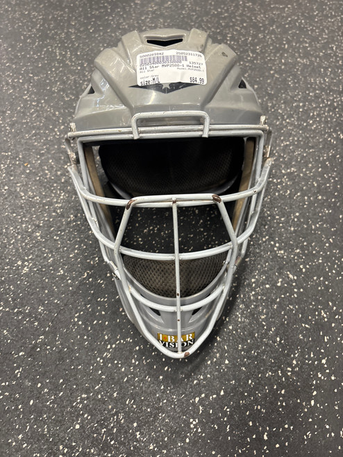 Used All Star MVP2500-1 Catchers Helmet w/Mask Grey M/L 11726-S000281042
