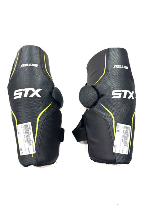 Vist Large View of Product Image Which is Used STX STALLION 200 Lacrosse Arm Pads/Guards Black SM 11860-S000291266