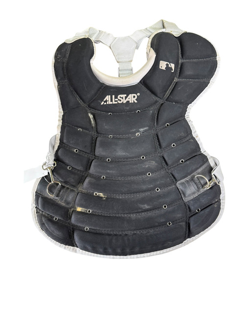 Vist Large View of Product Image Which is Used All Star CHEST PROTECTOR Catchers Chest Protector Black Junior