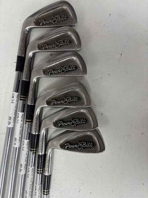 Used Powerbilt CITATION NO 4I Mens Iron Set LH 3I-9I 11891-S000302103