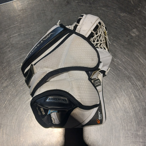 Vist Large View of Product Image Which is Used Bauer VAPOR 2X Senior Goalie Catcher White And Black