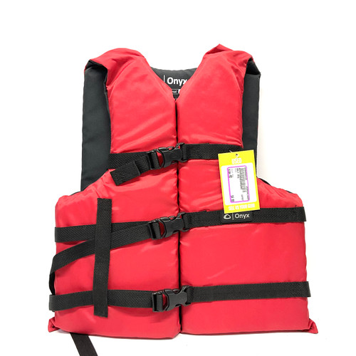 Used Onyx Adult PFD Red MD 11805-S000060316