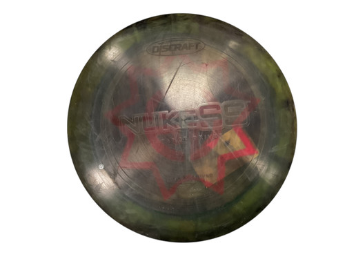 Vist Large View of Product Image Which is USED Discraft NUKE SS Disc Golf Driver Black 160g