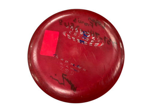 Vist Large View of Product Image Which is USED Innova AVIAR Disc Golf Putter Red 172g