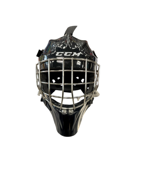 Vist Large View of Product Image Which is Used CCM GFL 1.5 Junior Goalie Helmet/Mask Black MD