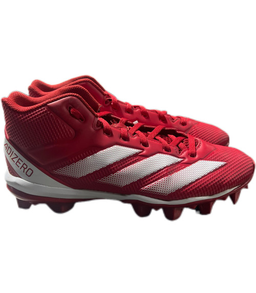 Used Adidas Adult FB Cleats Red Senior 8.5 11843-S000014404