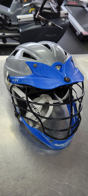 Vist Large View of Product Image Which is Used Cascade CPX R Lacrosse Helmet Grey One Size