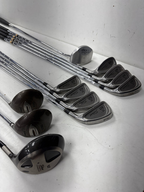 Vist Large View of Product Image Which is Used Titleist DCI OS Mens Package Set RH 13 Piece