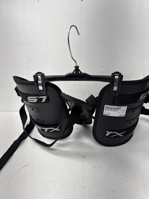 Vist Large View of Product Image Which is Used STX STINGER Lacrosse Rib Pads Black SM 11891-S000302179