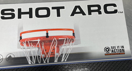 Vist Large View of Product Image Which is Used Shot Arc Basketball Training Rim, package view