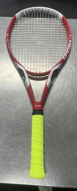 Vist Large View of Product Image Which is Used Head METALLIX Adult Tennis Racquet Red Unknown