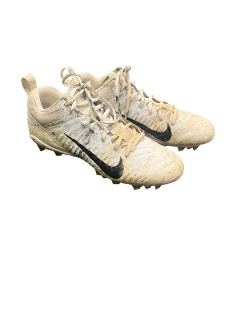 Used Nike ALPHA MENACE PRO 2 Adult FB Cleats White Senior 10.5 11863-S000022002