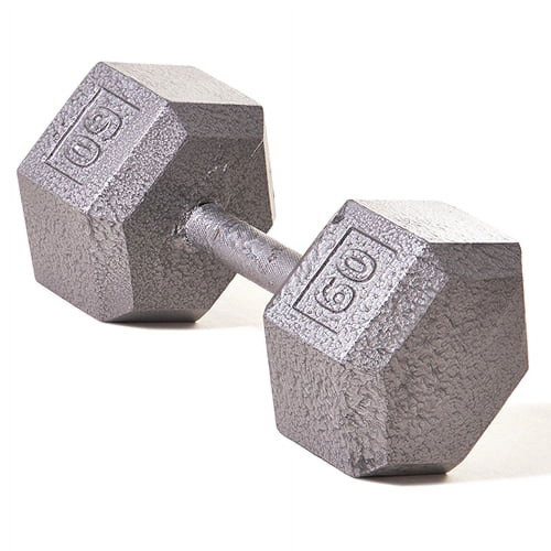 Vist Large View of Product Image Which is New CAST IRON DUMBBELL 60LB