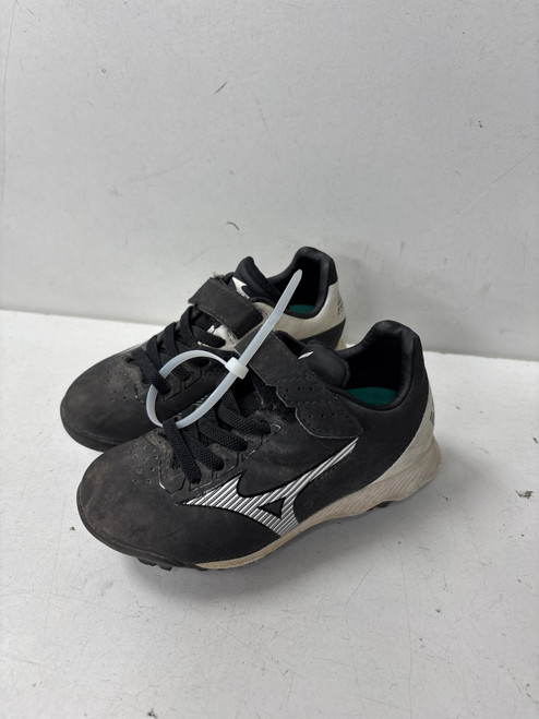 Used Mizuno CLEAT LOW BB/SB Cleats Black Youth 10.0 11891-S000302209