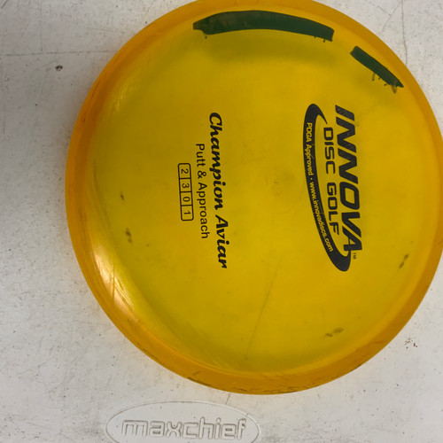 Used Innova CHAMPION AVIAR Disc Golf Putter Yellow 150g 11762-S000063327