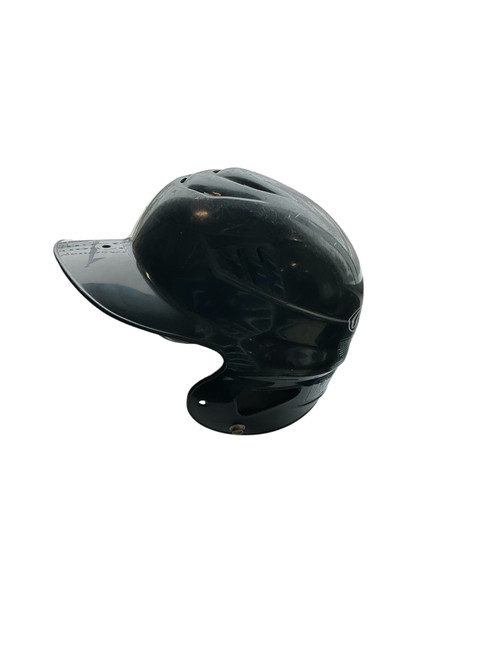 Vist Large View of Product Image Which is Used Rawlings CFBH SR BALL HELMET Batting Helmet No Mask Black One Size