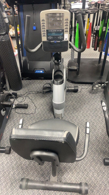 Vist Large View of Product Image Which is Used Golds Gym SR-300 Recumbent Bike