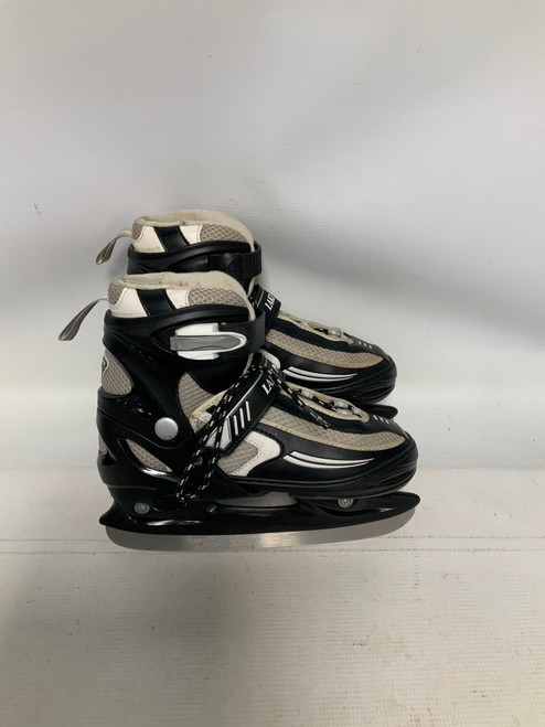 Vist Large View of Product Image Which is Used Lake Placid SUMMIT 1-4 Boys Softboot Skate Black Adjustable 11823-S000031552
