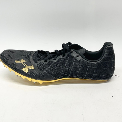 Vist Large View of Product Image Which is Used Under Armour Track & Field Cleats Adult Black Senior 10.5
