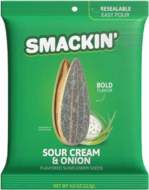 New SMACKIN SOUR CREAM & ONION 11285-SLSSUNSCONION-4OZ