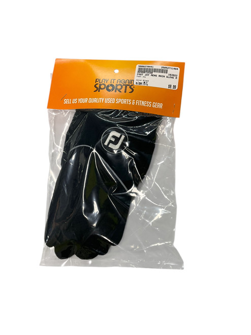 Vist Large View of Product Image Which is Used Foot Joy Mens Golf Glove Black M/L 11484-S000279441