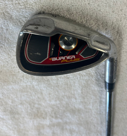 Vist Large View of Product Image Which is Used Taylormade BURNER PLUS Mens RH Pitching Wedge Steel/Regular