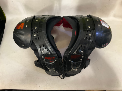 Vist Large View of Product Image Which is Used Schutt MID FLEX 2.0 FB Shoulder Pads Black MD