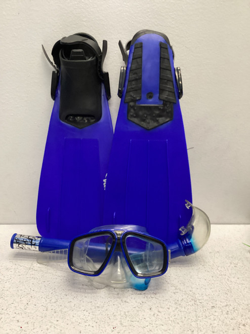 Used Underwater Mask Navy Blue 11443-S000194406