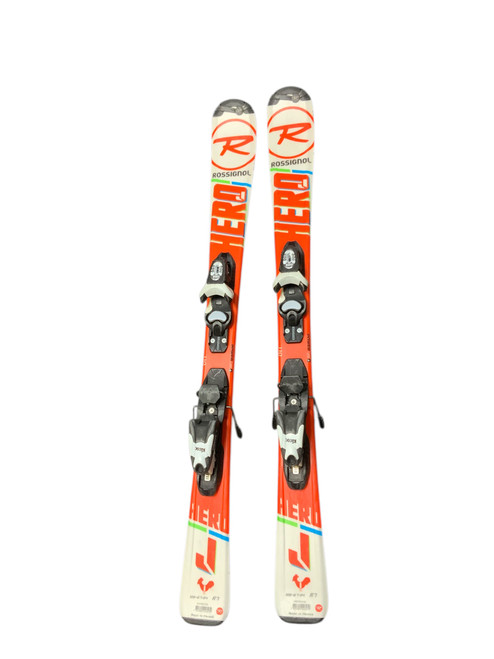 Used Rossignol HERO JR Boys DH Ski/Binding Orange 110 cm 11823-S000031572