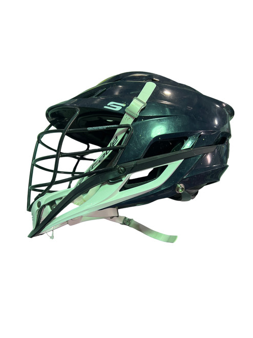 Vist Large View of Product Image Which is Used Cascade S Lacrosse Helmet Navy Blue One Size 11724-S000212525