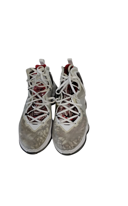 Vist Large View of Product Image Which is Used Nike Basketball Shoes M White Senior 9.5