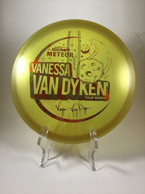Vist Large View of Product Image Which is Used Discraft Z METEOR Disc Golf Putter Yellow 179g