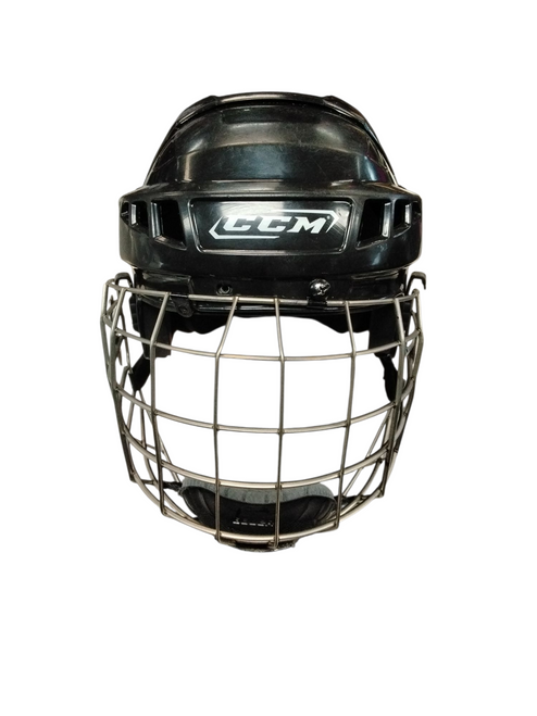 Vist Large View of Product Image Which is Used CCM VECTOR Helmet Cage Combo Black LG 11866-S000024306