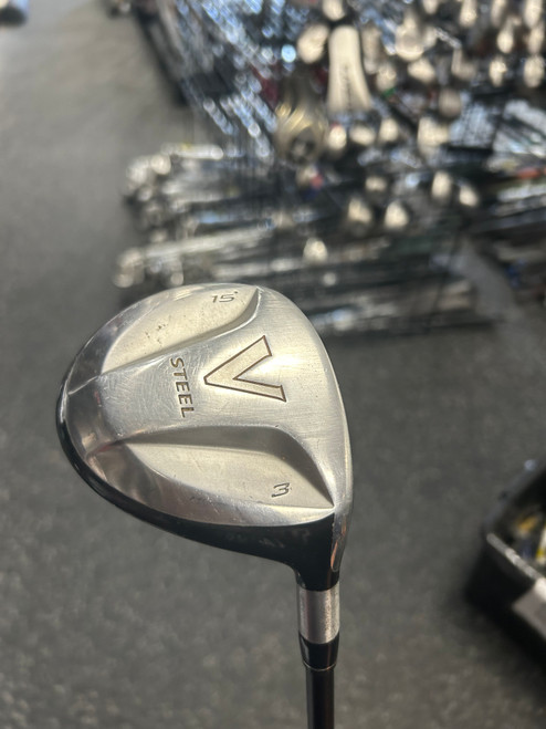 Vist Large View of Product Image Which is Used Taylormade V STEEL Mens Fairway Wood RH 3 Wood 11849-S000028006