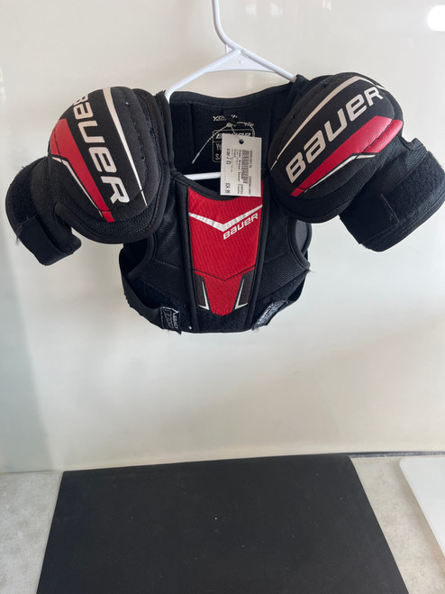 Used Bauer LGACY Youth Shoulder Pads SM 11857-S000109207